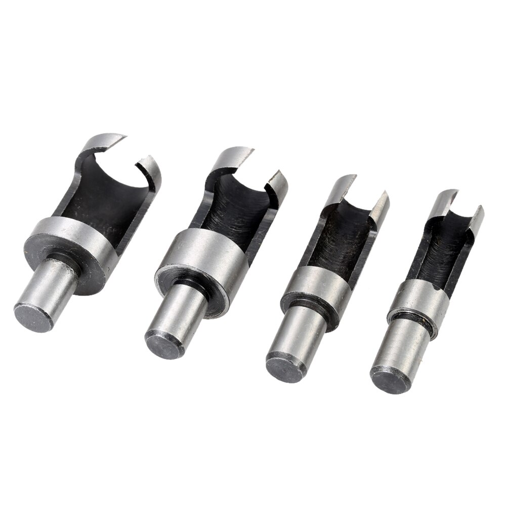 4  Ʈ / ɽ    ձ  ź ö  ϴ ÷ ܱ 帱 Ʈ ڸũ 帱   /4 Pcs/set Bored Hole Woodworking Tool Round Shank Carbon Steel Wood Workin